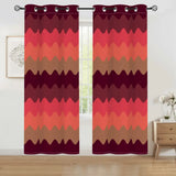 Retro 60s Blackout Curtains: Mid-Century Modern Thermal Panels - 50’’x84’’x2pcs - retro curtains