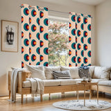 Retro 60s Blackout Curtains: Midcentury Custom Sizes Drapes - retro curtains