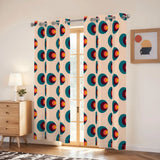 Retro 60s Blackout Curtains: Midcentury Custom Sizes Drapes - retro curtains