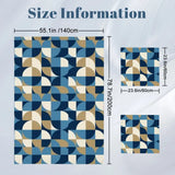 Retro 60s Geometric Twin Duvet Cover Set: Midcentury Modern Bedding 55’’x79’’ - Bedding - retro