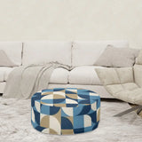 Retro 60s Inflatable Midcentury Modern Ottoman Footstool Seat - pouf