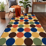 Retro 60s Inspired Bubble Floor Rug – Vintage Modern Interior Accent - retro rug