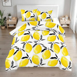 Retro 60s Lemons Rug 12x9 ft – Midcentury Mediterranean Plush Non-Slip - retro rug