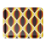 Retro 60s Midcentury Lap Tray – Large Plastic Dinner or Drinks Serving Tray - Groß (43 x 33 cm) - Trays