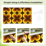 Retro 70s Balcony Screen – Funky Waterproof Outdoor Fence Cover - Retro Privacy Screen