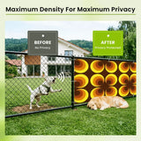 Retro 70s Balcony Screen – Funky Waterproof Outdoor Fence Cover - Retro Privacy Screen