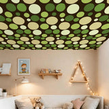 Retro 70s Bubbles Stick & Peel Wall Panel Kit – Waterproof Wall & Ceiling Tiles - Wall Coverings