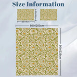 Retro 70s Daisy Pattern Duvet Cover Set: Green Orange White Floral Bedding - Bedding - retro