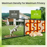 Retro 70s Fence Privacy Screen – Waterproof Outdoor Balcony Cover - Retro Privacy Screen