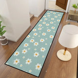 Retro 70s Floral Multi Sizes Non-Slip Runner Rug – Midcentury Home Decor - retro runner
