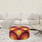 Retro 70s Inflatable Lounge Seat – Midcentury Modern Ottoman - pouf