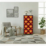 Retro 70s Midcentury 4-Drawer Dresser – Lightweight Storage Unit - retro dresser