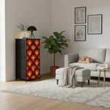 Retro 70s Midcentury 4-Drawer Dresser – Lightweight Storage Unit - retro dresser