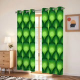 Retro 70s Runner Rug – Midcentury Green Peacock Eye | Multiple Sizes - retro ads