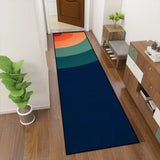 Retro 70s Runner Rug – Midcentury Rainbow Rug Multi Sizes Non-Slip - retro runner