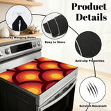 Retro 70s Stove Cover – Midcentury Kitchen Surface Protector - retro ads