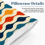 Retro 70s Twin Duvet Cover Set: Midcentury Modern Bedding (55’’x79’’ / 140x200 cm) - One Size - Bedding - retro