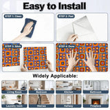 Retro Bauhaus Peel & StickWall Panel Kit: Waterproof PVC Tiles - Wall Coverings