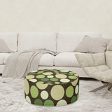 Retro Bubble Pattern Lounge Seat Footstool – Midcentury Modern Ottoman - pouf