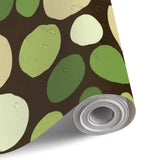 Retro Bubble Polka Dots Stick and Peel Wallpaper: Vintage Removable Mural - 144’’x100’’ - retro wallpaper