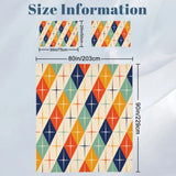 Retro Double Bedding: Midcentury Modern 60s Pattern Duvet Cover Set - Bedding - retro
