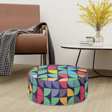 Retro Inflatable Footstool – 70s Midcentury Modern Ottoman - pouf