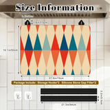 Retro Kitchen Stove Cover – 50s 60s Midcentury Modern Style - retro kitchen