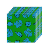 Retro Monstera Stick & Peel Wall Panel Kit: Waterproof PVC Tiles - retro wallpaper