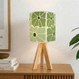 Retro Nordic Trash Can with Lid: Bold Floral Mid-Century Modern Style - One Size - retro tash cans