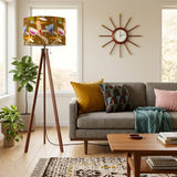 Retro Nordic Tripod Floor Lamp Cocktail Bar Mid Century Pattern - retro floor lamps