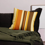 Retro Striped Midcentury Drink Coasters – Cork Back Set of 4 - retro coaster