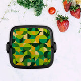 Reusable Bento Lunch Box – Retro Midcentury Stackable Food Container - retro bento