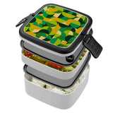 Reusable Bento Lunch Box – Retro Midcentury Stackable Food Container - retro bento