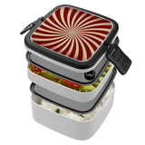 Reusable Japanese Bento Box – Retro 70s Stackable Lunch Container - retro bento