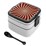 Reusable Japanese Bento Box – Retro 70s Stackable Lunch Container - retro bento