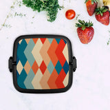 Reusable Stackable Bento Box – Retro 60s Midcentury Lunch Container - retro bento
