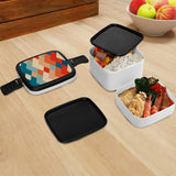 Reusable Stackable Bento Box – Retro 60s Midcentury Lunch Container - retro bento