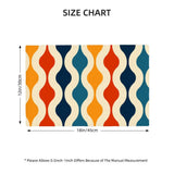 Reversible Midcentury Placemats – Double Sided Reusable Table Mats - Home Accessories