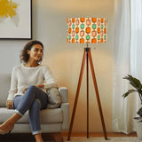 Scandi Retro Nordic Tripod Floor Lamp 1950s Style Pattern - retro floor lamps