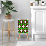 Scandi Retro Trash Can with Lid Mid Century Modern Home Decor - One Size - retro tash cans
