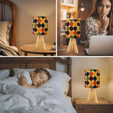 Scandinavian Retro Dots Tripod Table Lamp – Mid Century Accent Remote Light - retro table lamps