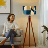 Space-Saving Wooden TV Trays Set | Midcentury Modern Design - 4 Pack - retro tv tray