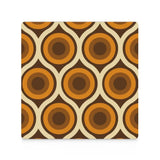 Square Ceramic Drink Coasters – Midcentury Modern Table Decor - retro coaster