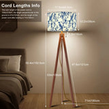 toile de jouy - retro floor lamps