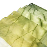 Translucent Green Leaf Vein Shower Curtain: Pastel Botanical Home Decor - retro bathroom