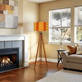 Vintage 70s Tripod Lamp – Midcentury Modern Floor Light Smart LED - retro floor lamps