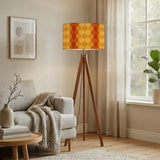Vintage 70s Tripod Lamp – Midcentury Modern Floor Light Smart LED - retro floor lamps