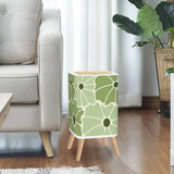 Vintage Midcentury Floral Rug without Tassels Green White Modern Retro 70s - retro rug