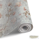 Vintage Roses Painting Removable Stick and Peel Wallpaper - Custom Sizes - 144’’x100’’ - retro wallpaper
