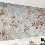 Vintage Roses Painting Removable Stick and Peel Wallpaper - Custom Sizes - 144’’x100’’ - retro wallpaper